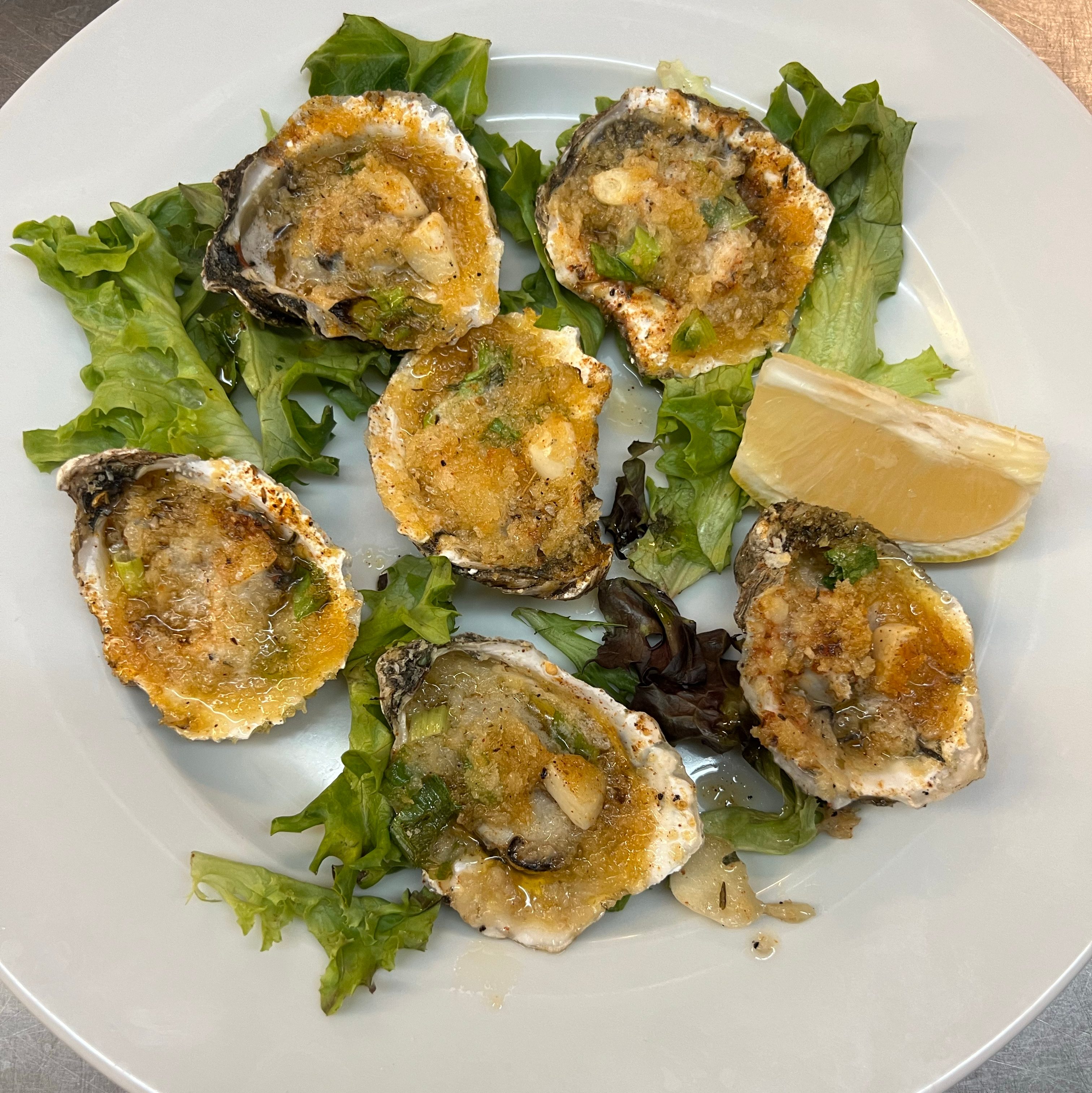 Charbroiled Oysters.