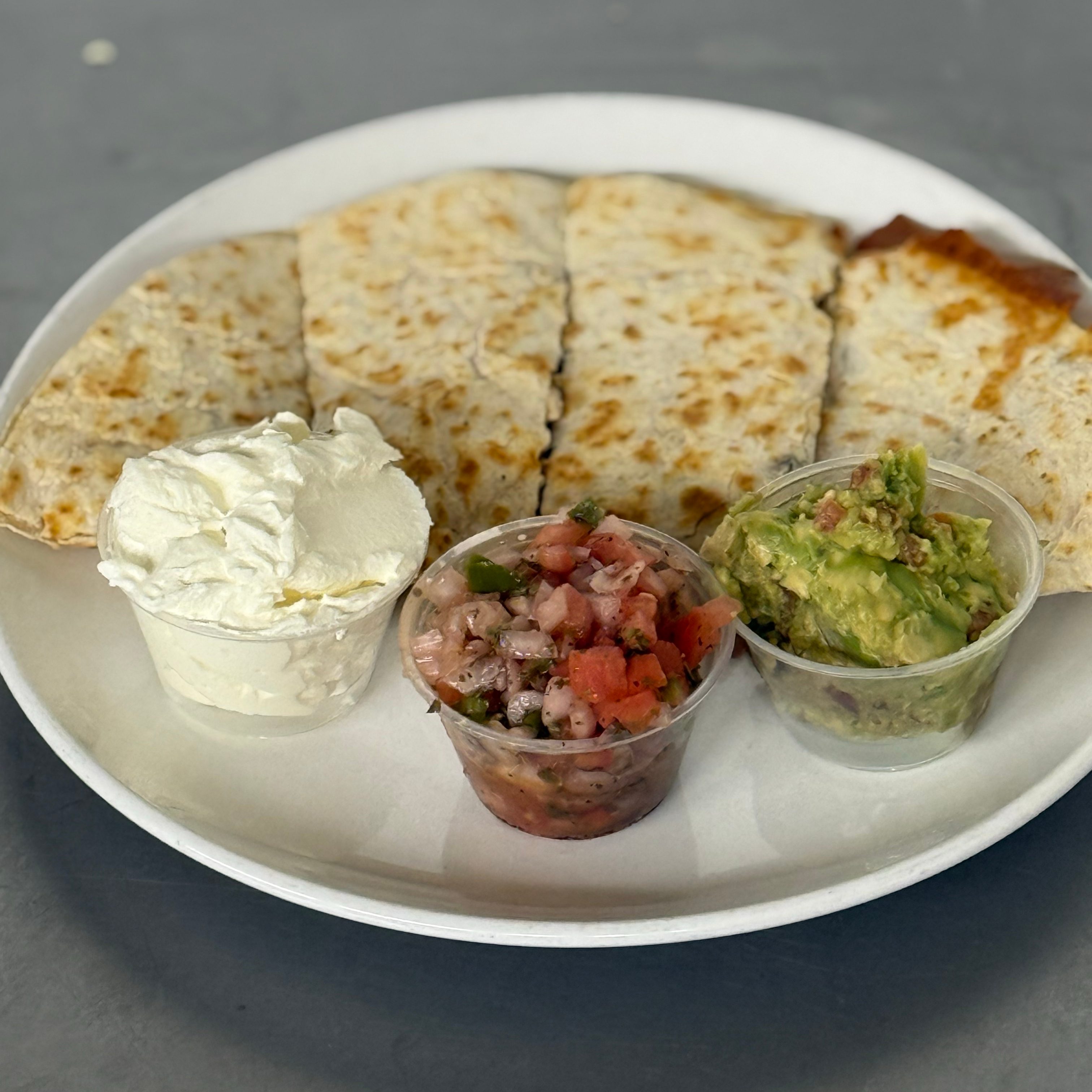Cheese Quesadilla.