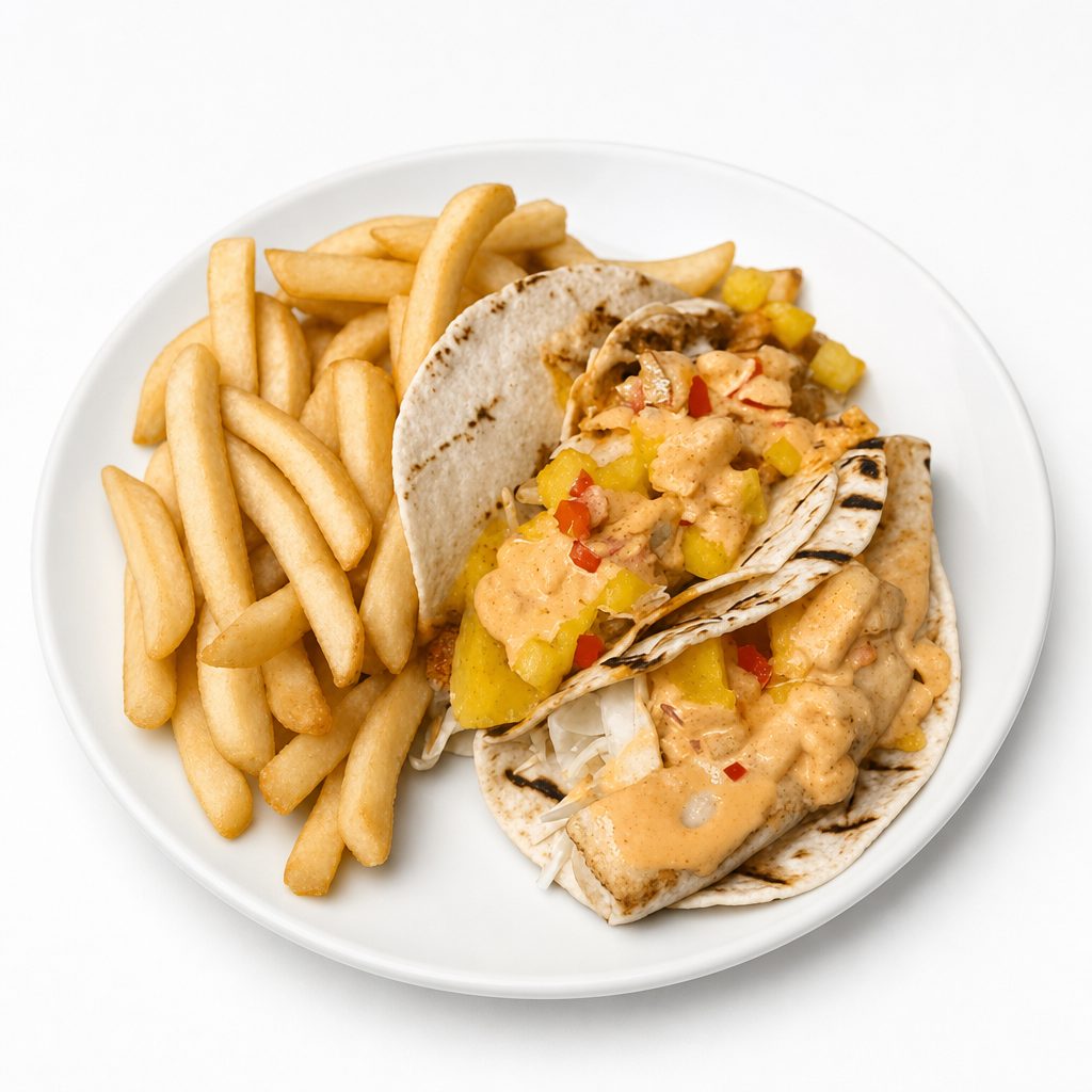 Blackened Mahi Taco's.