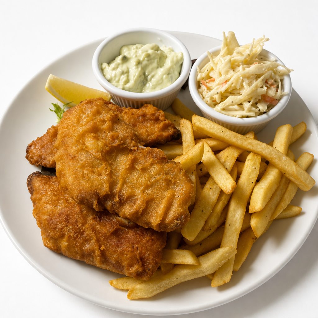 Fish and Chips.