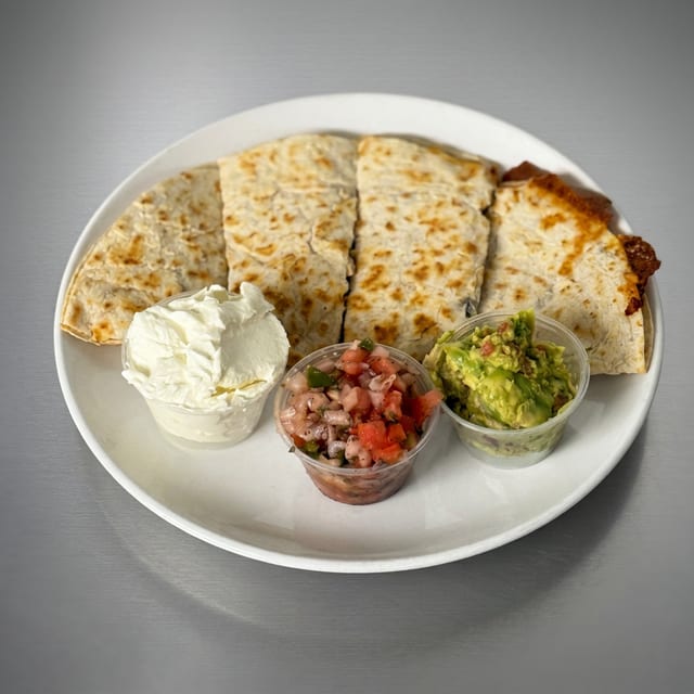 Cheese Quesadilla.