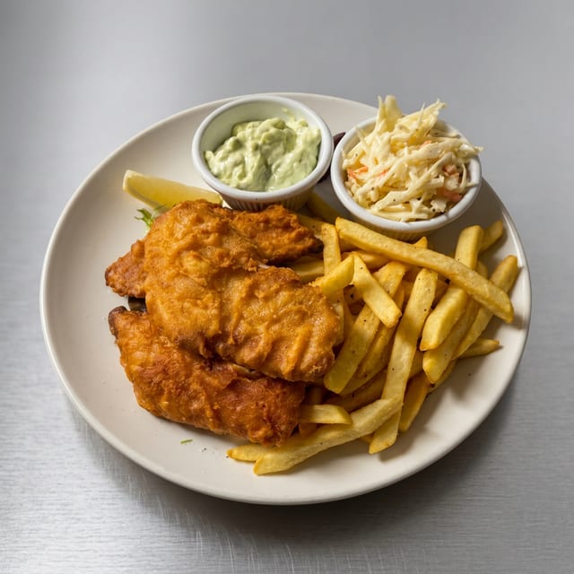 Fish and Chips.