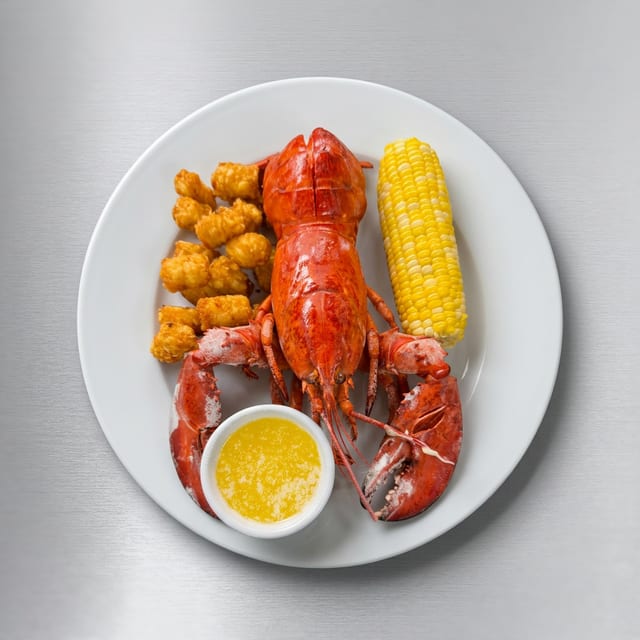 Steamed Maine Lobster.