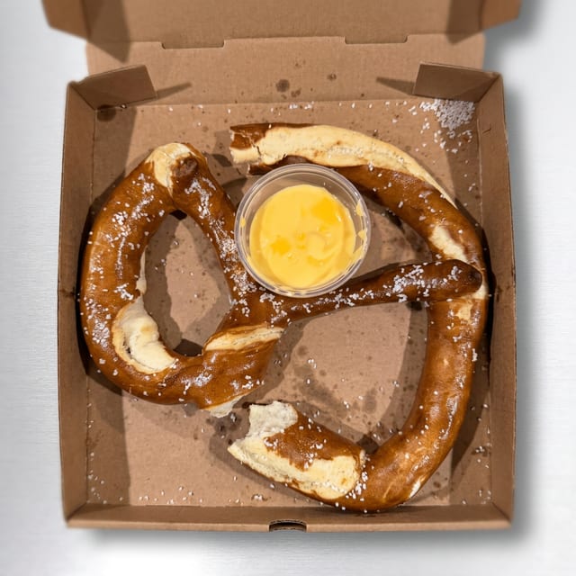 Hot Bavarian Pretzel.
